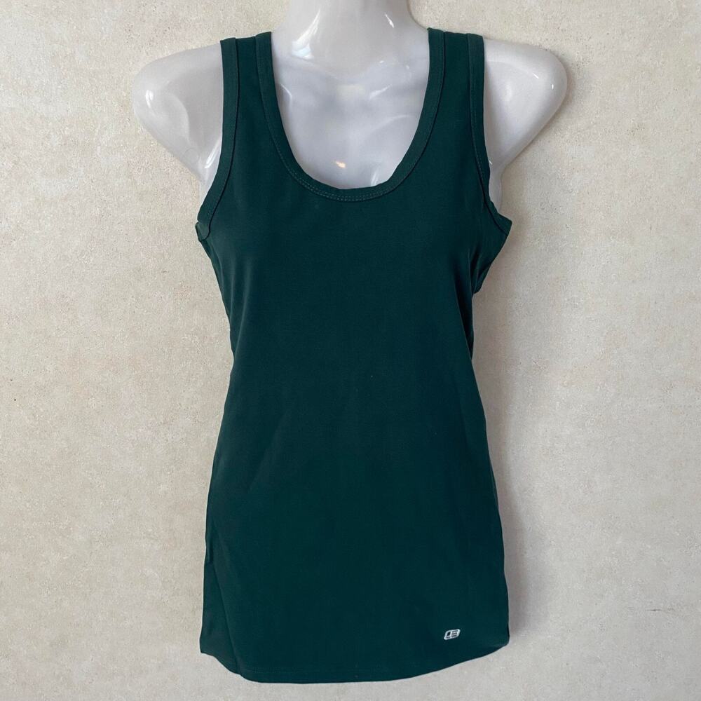 Joshua Perets Tank Top for‎ Women Sleeve less Round Neck Blue Green Size 2